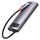 BASEUS Hub 6w1 Metal Gleam USB-C do 3x USB 3.0 + HDMI + USB-C PD + RJ45 CAHUB-CW0G - 731597 - zdjęcie 3